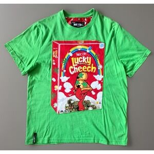 Mark Bode Lucky Cheech Underground Comics Short Sleeve T-Shirt Green Medium JBHS